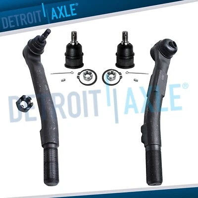 4pc Front Track Bar Ball Joints for 2005-2010 Ford F-250 F-350 F-450 Super Duty - Image 1 of 4