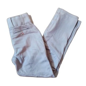 Alleson Athletic Sz Youth M Baseball Pants Gray - Picture 1 of 8
