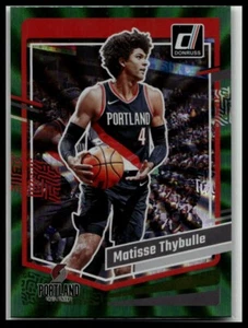 2023-24 Donruss #52 Matisse Thybulle Green Laser Holo Rated Rookie - Picture 1 of 2