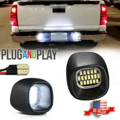 2PCS For Chevy S10 GMC Sonoma Blazer Jimmy SMD LED License Plate Light Tag Lamp - Изображение 1 из 4