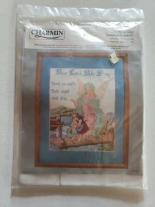 CHARMIN CROSS STITCH KIT 48322 GUARDIAN ANGEL14" X 18" NEW - Picture 1 of 3
