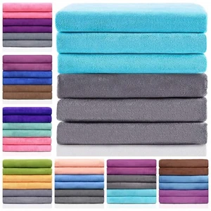 6 Pack Large Bath Towel Microfiber Soft Bath Towel All Colors Available - Picture 1 of 30