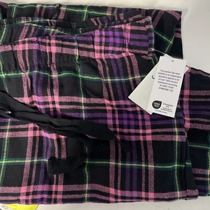 Jenni Women's Cotton Flannel Pajama Pants, Boyfriend Plaid, NWT (PJS2) - Picture 1 of 8