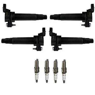 Kit de bobina de ignição e vela de ignição 4X para 2013-2015 Chevrolet Spark 1.2L L4 UF725 - Imagem 1 de 4
