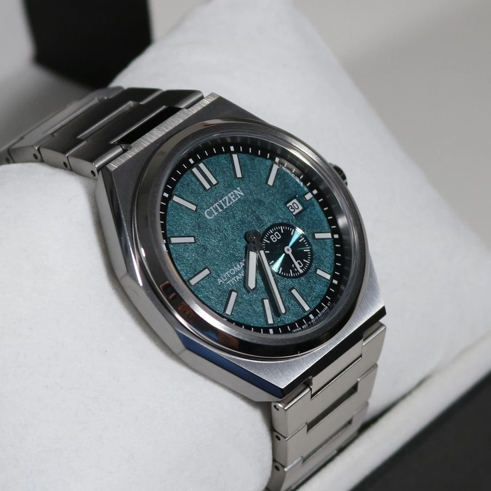 Citizen NJ0180-80X Automatic Dark Green Sapphire Titanium Stainless Steel Watch