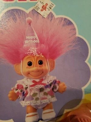 Nuevo de Lote Antiguo Russ 'Good Luck Troll' Conjunto de Cumpleaños # 18371 Ropa Troll Foto 1 de 4