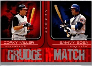 2004 Topps Grudge Match #GM10 Sammy Sosa Corky Miller - Picture 1 of 2