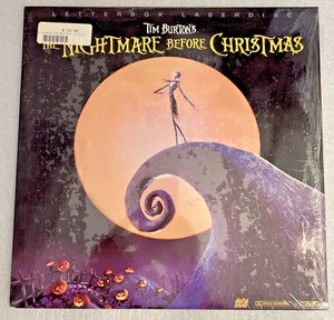 THE NIGHTMARE BEFORE CHRISTMAS Laserdisc Letterbox Tim Burton Halloween Disney - Picture 1 of 2