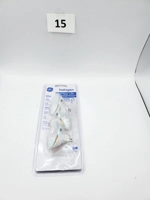 GE 3Pk 50W Gx5.3 Mr16 12V Bulbs 725 Lumens - Image 1 of 3