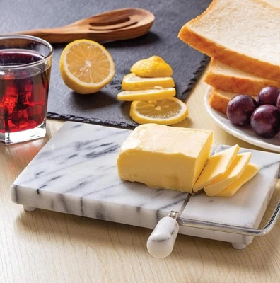 Bandeja para charcutería de 5x8 y alambre de repuesto para tablero de queso de mármol blanco  Foto 1 de 4