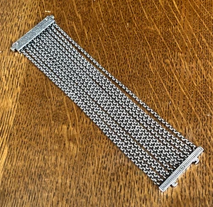 Konstantino Sterling Bracelet 12 Chains7" Long Heavy 68g. - Picture 1 of 4