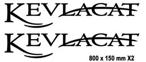 Kevlacat Boat Decals Replacement Graphics Any Colour 800mm x 150mm - Bild 1 von 4