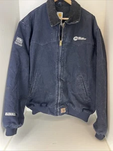 Carhartt Santa Fe Jacke Stepp gefüttert Herren XL J14 MDT Midnight Blue - Bild 1 von 8