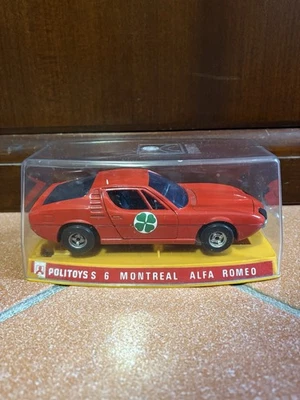 Rarissima Politoys Alfa Romeo Montreal 1/25 con adesivi originali politoys Mint - Immagine 1 di 4