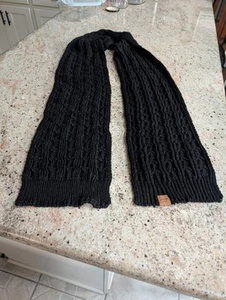 Scarf Black Nitted - Picture 1 of 3