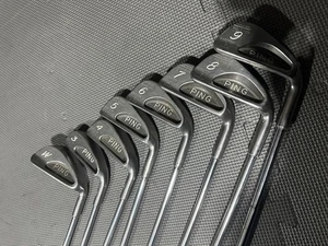 Vintage Ping Karsten I Black Dot Eisensatz 3-9 PW Set 8 Golfschläger Eisen RH - Bild 1 von 11