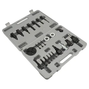 Car 24PCS Automotive Compressor Clutch Hub Remover Installer Puller Tool Kit For - Picture 1 of 12
