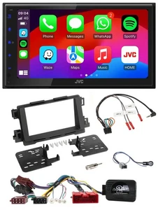 JVC Bluetooth 2DIN Lenkrad DAB USB Autoradio für Mazda CX5 6 13-15 aktiv schwarz - Bild 1 von 12
