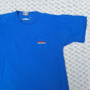 Vtg Marlboro Unlimited Howling Coyote Bluff Adventure Team Graphic T Shirt Large - Picture 1 of 12