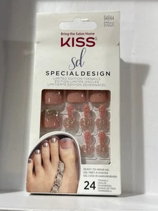 Kiss Nails impress,Toenails Press-On Pedicure,U CHOOSE,BUYMORESAVE-COMB-SHIPPING - Picture 1 of 70