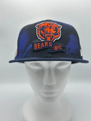 New Era Chicago Bears NFC Tinta Tinte 2022 Lateral 9FIFTY Gorra Snapback OSFM Foto 1 de 4