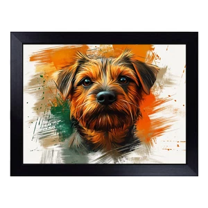 Border Terrier Vol.2 Schoß Tablett gepolstert gepolstert TV Abendessen Essen Laptop Schreibtisch - Bild 1 von 4