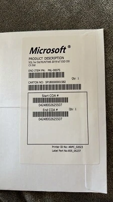 SQL SERVER 2019 STD 24 Core + Ultimited CALS - Image 1 of 4