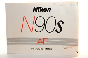 Nikon N90 F-90X 35mm FILM SLR Camera instruction owner's manual guide ORIGINAL - Picture 1 of 3