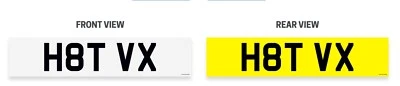 H8 TVX Private number plate OR HOT VX - Image 1 of 2