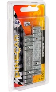 PineCar Derby Weights P352 - 2.0 ounces (56.6 G) Of Strip Weights/Four Screws - Picture 1 of 1