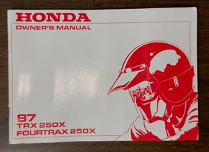 OEM Honda 1987 TRX250X - Owners Manual - 31HC0600 00X31-HC0-6001 - OMB1 - Picture 1 of 10