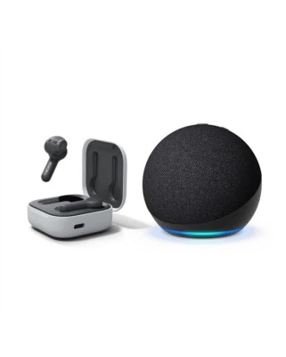 Echo Dot Charcoal with Echo Buds - Image 1 of 4