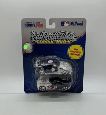 New York Yankees MLB 1:64 Scale DieCast Home & Road Dodge Viper & Nissan 350Z! - Image 1 of 4