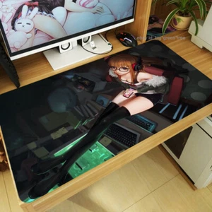 Anime Persona 5 P5 Mouse Pad Sakura Futaba Large Keyboard Mice Mat Game Playmat - Picture 1 of 4