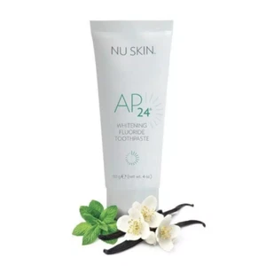 100% Original NU SKIN AP 24 Teeth Whitening Fluoride Toothpaste 110g (NEW LOOK) - Picture 1 of 8