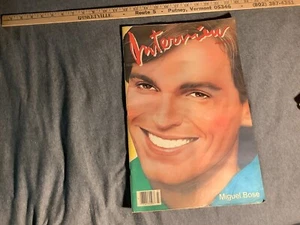 Interview Magazine Miguel Bosé Interview By Andy 1983 July - Picture 1 of 2