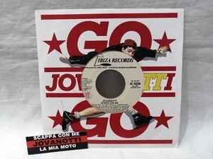 JOVANOTTI SCAPPA CON ME LA MIA MOTO 45 GIRI JUKEBOX 1989 MINT LORENZO CHERUBINI - Foto 1 di 2