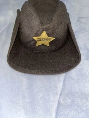 复古 Gymboree Sherrif 牛仔帽 0-12 个月 3 6 9 12 罕见 — 第 1/3 张图片