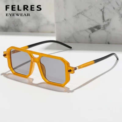 Men Women Square Retro Sunglasses Driving Classic Fashion Glasses UV400 New - Image 1 of 4