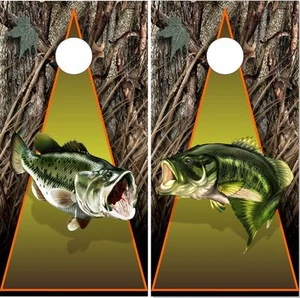 Bolsa envolvente Cornhole laminada para pesca de lubina calcomanía de piel  - Imagen 1 de 1