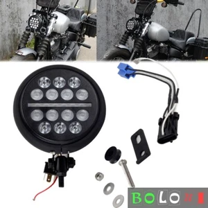 For Harley Softail FXST Street Bob FXBB FXBBS 2018-2025 Club Style LED Headlight - Picture 1 of 8