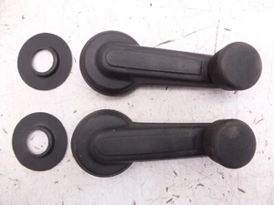 82-92 Camaro Firebird Manual Window Crank Handles Pair Handle Black GM 20285269 - Picture 1 of 13