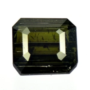 Pietre preziose tormalina verde naturale taglio ottagonale classe mondiale 1,29 ct - Foto 1 di 3