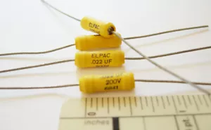 4 NOS Elpac Kondensatoren 0,022 UF 200 V für Gitarren - Bild 1 von 1
