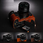 Coque demi-appareil photo en cuir véritable faite main pour Fujifilm X-H1