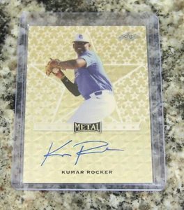 KUMAR ROCKER 2017 LEAF METAL TRUE 1/1 SUPERFRACTOR AUTO Vanderbilt #1 Pick - Picture 1 of 2
