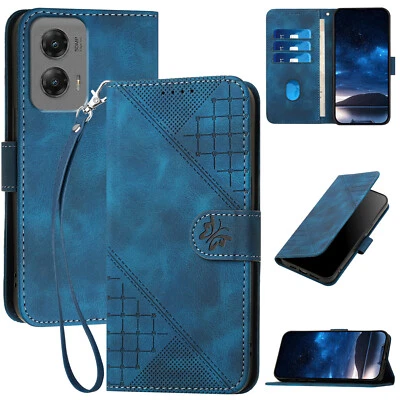 Leather Card Slot Wallet Phone Case For Motorola Moto G Play Power Stylus 2024 - Image 1 of 4