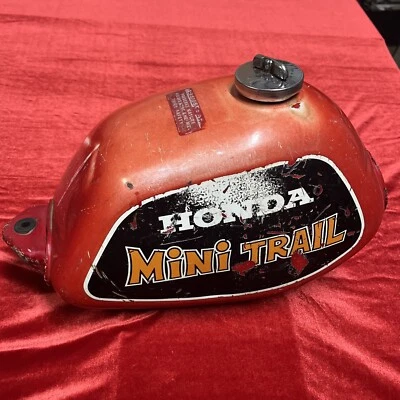 Honda Z50A Mini Trail 1972 de colección tanque de combustible de gasolina con tapa Z50 Foto 1 de 4