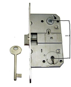AGB SERRATURA PER PORTE INTERNE IN CROMO 1-3-5-9-11 - Imagen 1 de 1