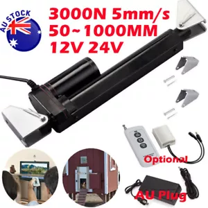 3000N Linear Actuator DC 12V 24V 50mm 500mm 700mm 800mm 900mm 1000mm Waterproof - Picture 1 of 45